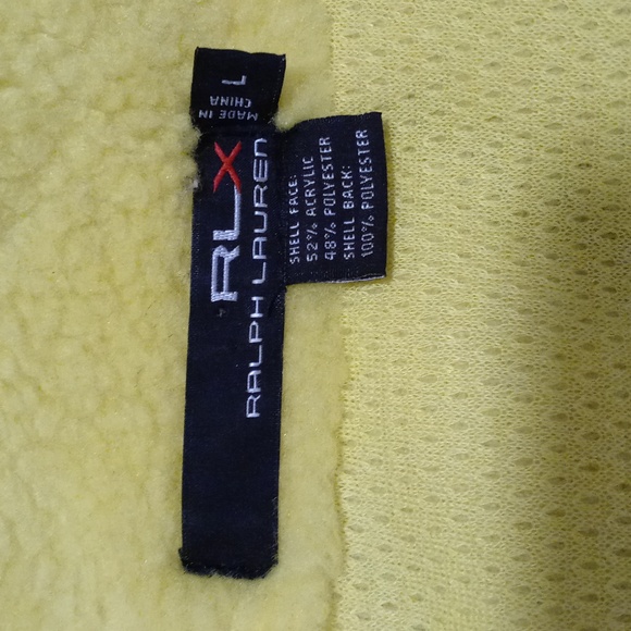 🖤RLX Ralph Lauren🖤 - Yellow/Black Fleece Performance Vest - Picture 4 of 15